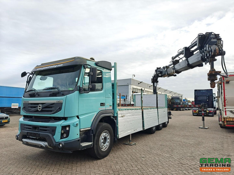Volvo FMX 410 8x4/4 Dagcab Euro5 - Open Laadbak 6.8m + Hiab 244 E-6 Hipro - 258.000km - Naafreductie - 05/2026 APK - Vrachtwagen met open laadbak, Kraanwagen: afbeelding 4 Volvo FMX 410 8x4/4 Dagcab Euro5 - Open Laadbak 6.8m + Hiab 244 E-6 Hipro - 258.000km - Naafreductie - 05/2026 APK - Vrachtwagen met open laadbak, Kraanwagen: afbeelding 4