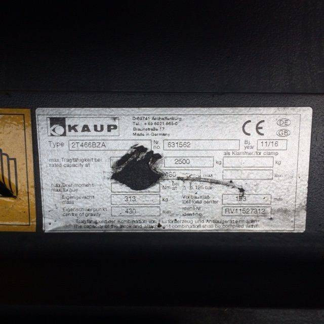 Kaup Fork positioner with sideshift - Aanbouwdeel: afbeelding 3 Kaup Fork positioner with sideshift - Aanbouwdeel: afbeelding 3