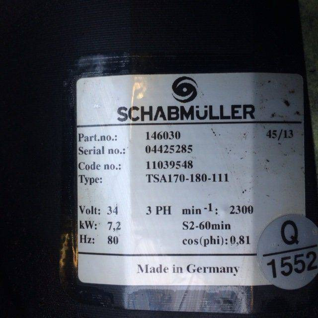 Motor en onderdelen voor Intern transport Drive motor for Unicarriers: afbeelding 6