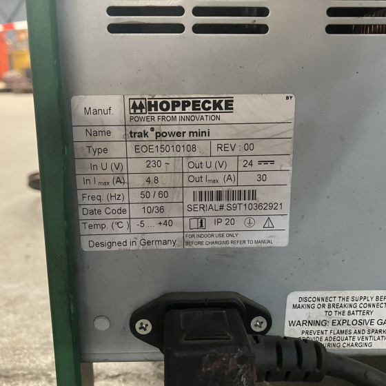 Elektrisch systeem voor Intern transport Hoppecke EOE15010108 Trak power mini (4): afbeelding 6