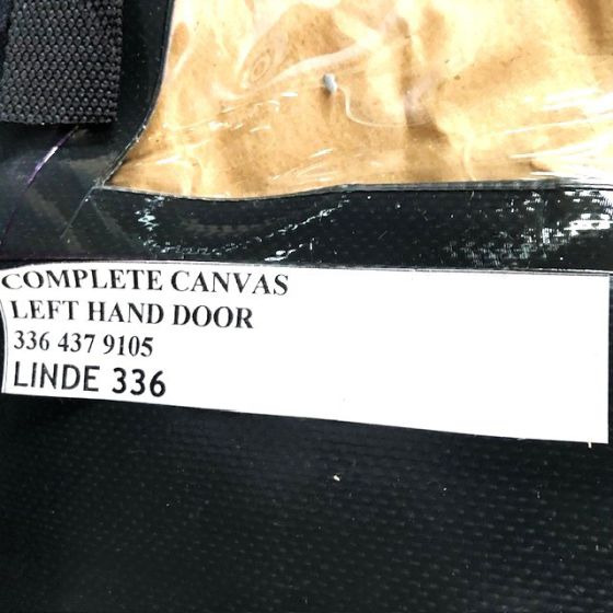 Left PVC DOOR FOR LINDE 336 SERIES - Cabine en interieur voor Intern transport: afbeelding 2 Left PVC DOOR FOR LINDE 336 SERIES - Cabine en interieur voor Intern transport: afbeelding 2