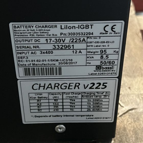 Linde 17-30V/225A LiIon-IGBT - Elektrisch systeem voor Intern transport: afbeelding 2 Linde 17-30V/225A LiIon-IGBT - Elektrisch systeem voor Intern transport: afbeelding 2
