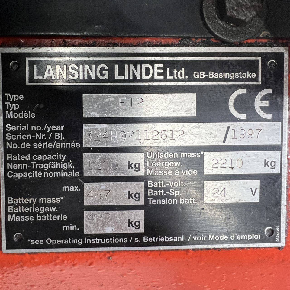 Elektrische heftruck Linde E12 (324): afbeelding 16
