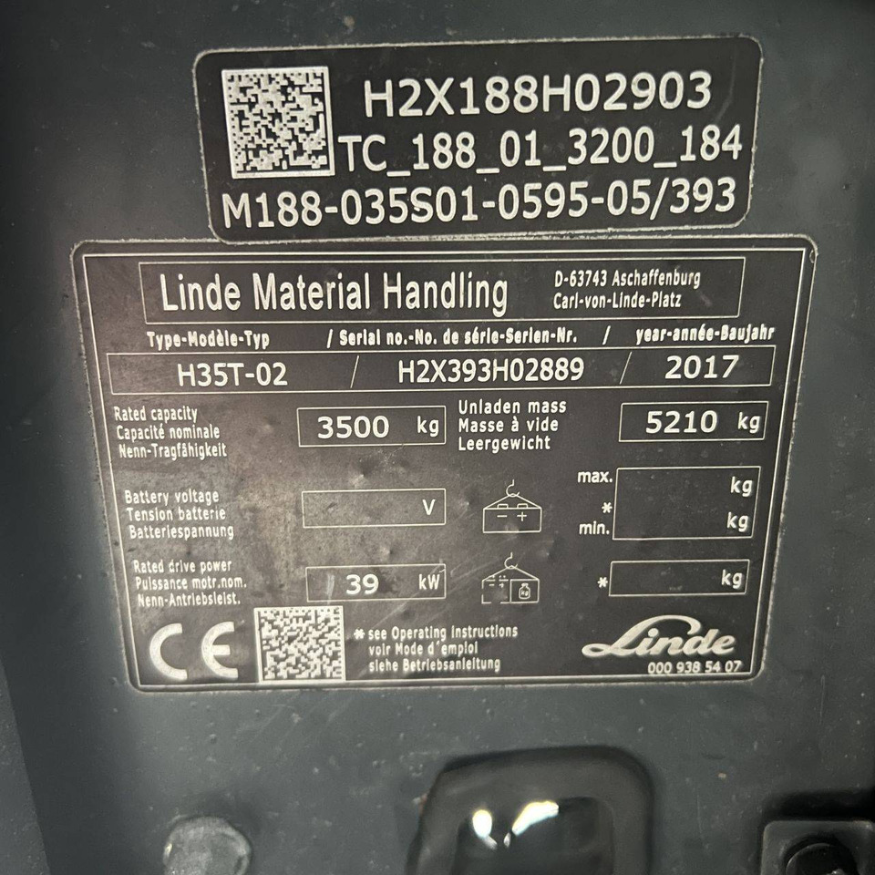 LPG heftruck Linde H35T-02 (393) EVO: afbeelding 19