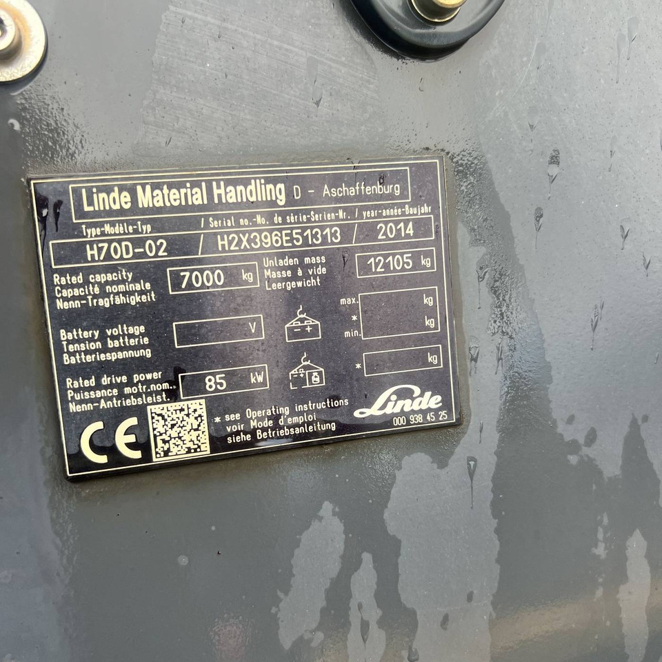 Linde H70D (396) - Diesel heftruck: afbeelding 5 Linde H70D (396) - Diesel heftruck: afbeelding 5