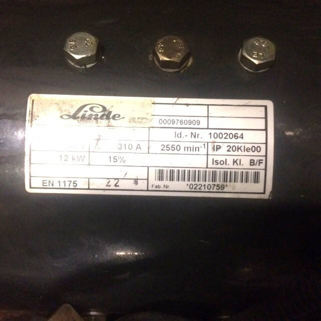 Pump motor for Linde 115/115-C - Motor en onderdelen voor Intern transport: afbeelding 2 Pump motor for Linde 115/115-C - Motor en onderdelen voor Intern transport: afbeelding 2