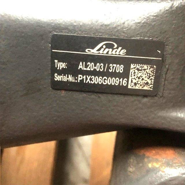 As en onderdelen voor Intern transport Rear axle AL20-03 3708/386P: afbeelding 6