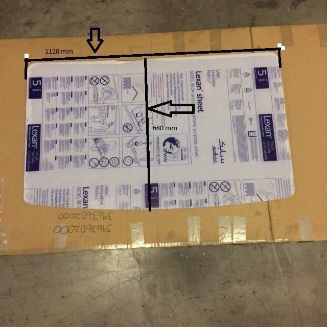 Roof window PC for Linde - Raam en onderdelen voor Intern transport: afbeelding 2 Roof window PC for Linde - Raam en onderdelen voor Intern transport: afbeelding 2