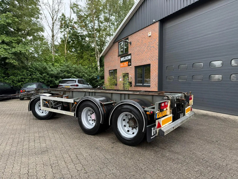 GS Meppel 28T Kiepende containeraanhangwagen! 640cm systeemlengte Centrale smering - Containertransporter/ Wissellaadbak oplegger: afbeelding 2 GS Meppel 28T Kiepende containeraanhangwagen! 640cm systeemlengte Centrale smering - Containertransporter/ Wissellaadbak oplegger: afbeelding 2