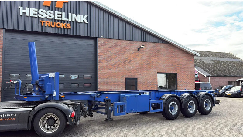 Hendricks 20ft container Kippchassis 24V hydraulic Self support! - Containertransporter/ Wissellaadbak oplegger: afbeelding 1 Hendricks 20ft container Kippchassis 24V hydraulic Self support! - Containertransporter/ Wissellaadbak oplegger: afbeelding 1