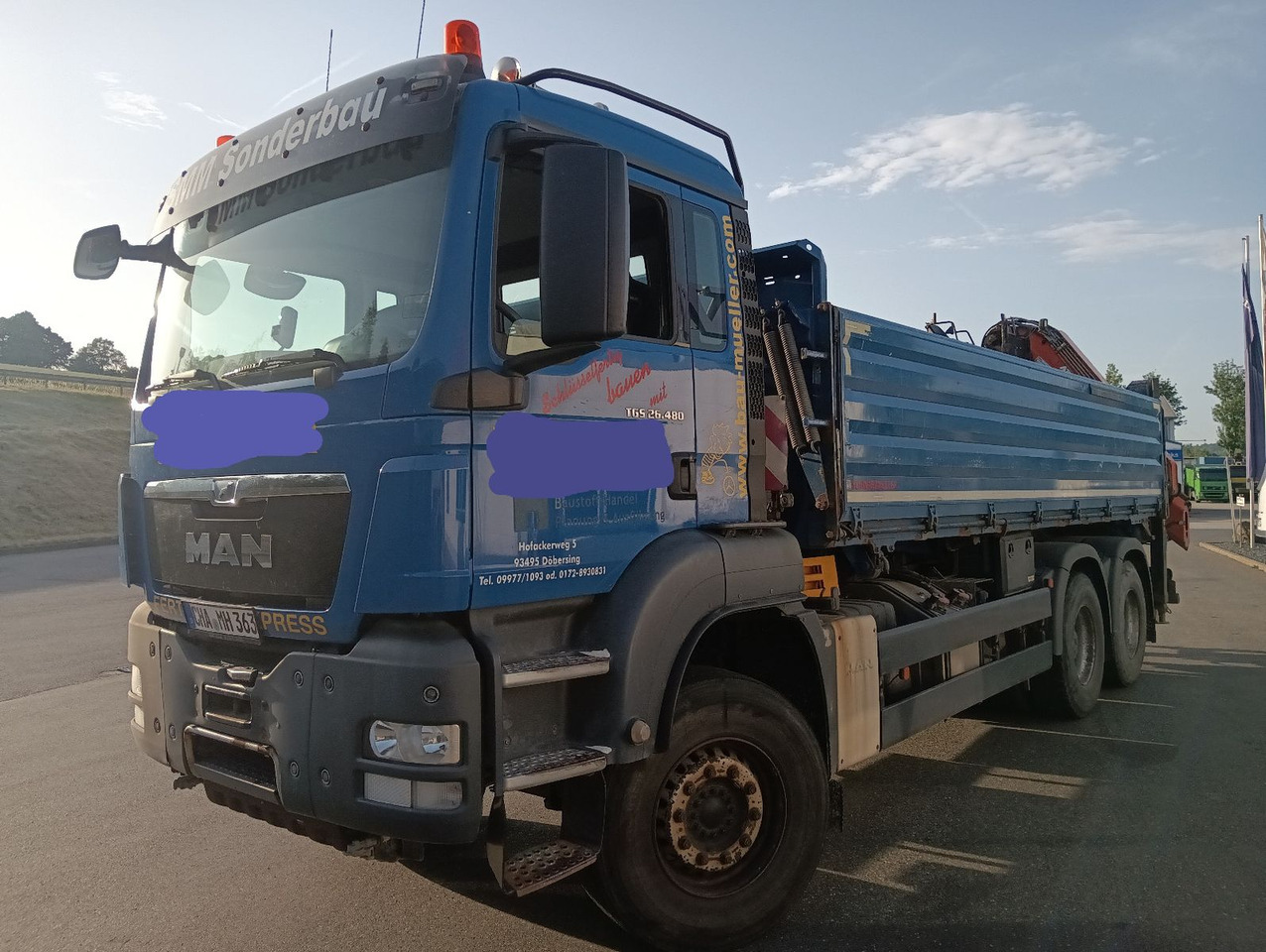 MAN TGS 26:480 6x4 EURO5 ATLAS 240.2E-A4 3-S-Kipper - Kipper vrachtwagen, Kraanwagen: afbeelding 1 MAN TGS 26:480 6x4 EURO5 ATLAS 240.2E-A4 3-S-Kipper - Kipper vrachtwagen, Kraanwagen: afbeelding 1