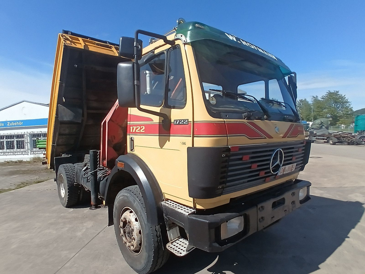Mercedes-Benz SK 1722 AK 4x4 Blatt Schalter PalfingerPK10500A4 - Kipper vrachtwagen, Kraanwagen: afbeelding 3 Mercedes-Benz SK 1722 AK 4x4 Blatt Schalter PalfingerPK10500A4 - Kipper vrachtwagen, Kraanwagen: afbeelding 3