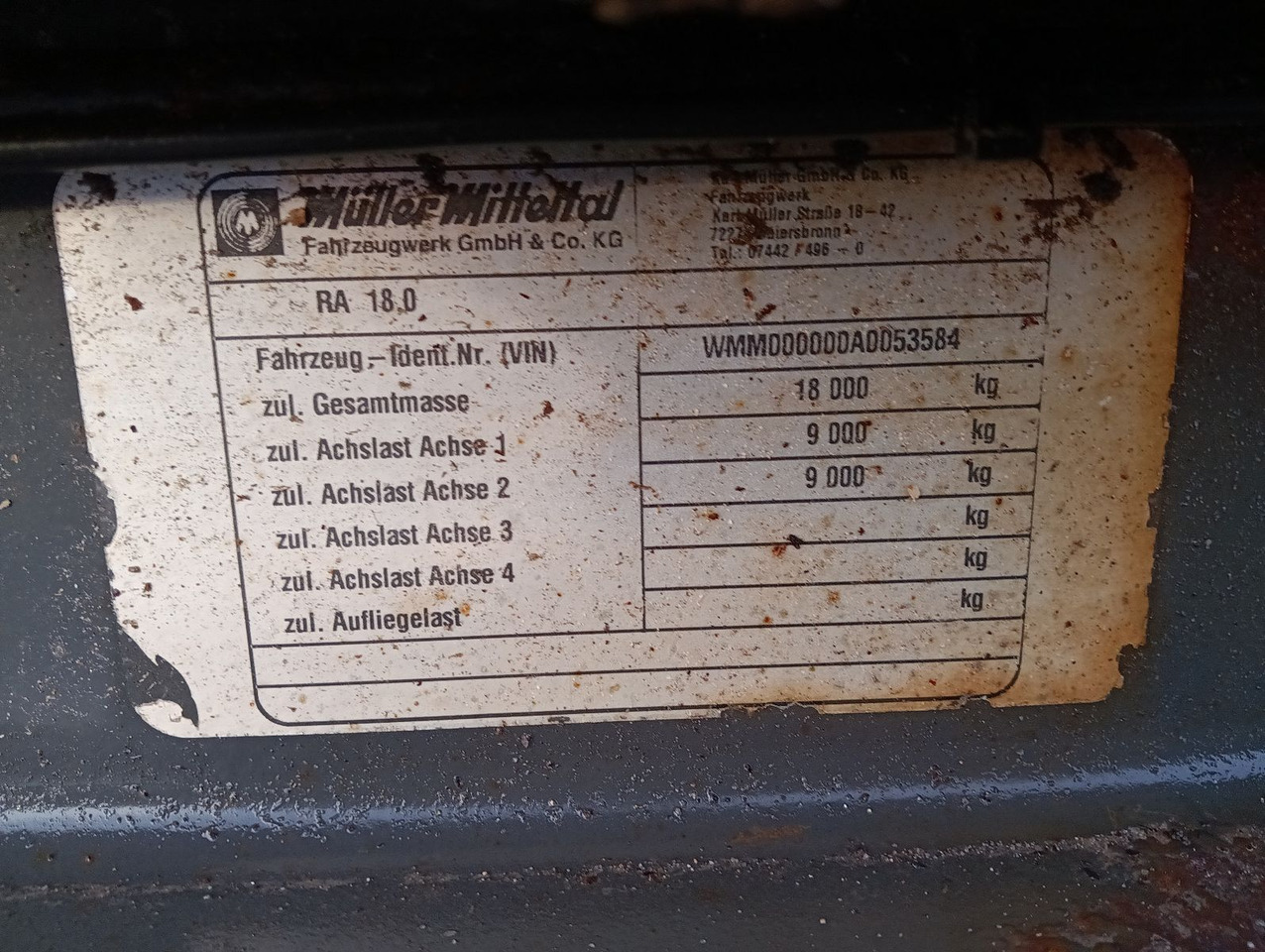 Müller-Mitteltal RA18 Abrollanhänger 7m BPW Trommel TÜV 5/2025 Müller-Mitteltal RA18 Abrollanhänger 7m BPW Trommel TÜV 5/2025 - Haakarm/ Portaalarm aanhanger: afbeelding 3 Müller-Mitteltal RA18 Abrollanhänger 7m BPW Trommel TÜV 5/2025 Müller-Mitteltal RA18 Abrollanhänger 7m BPW Trommel TÜV 5/2025 - Haakarm/ Portaalarm aanhanger: afbeelding 3