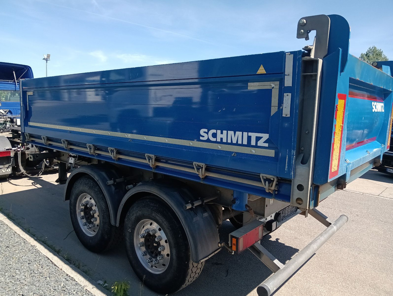 Kipper aanhangwagen Schmitz Cargobull ZKI 18 Tandem 3-Seiten Kipper ALU ALCOA Rollplan: afbeelding 13