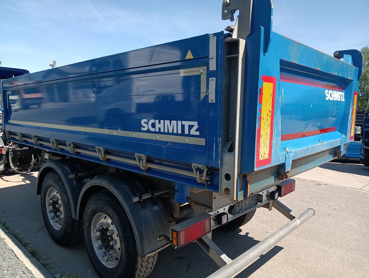 Kipper aanhangwagen Schmitz Cargobull ZKI 18 Tandem 3-Seiten Kipper ALU ALCOA Rollplan: afbeelding 8