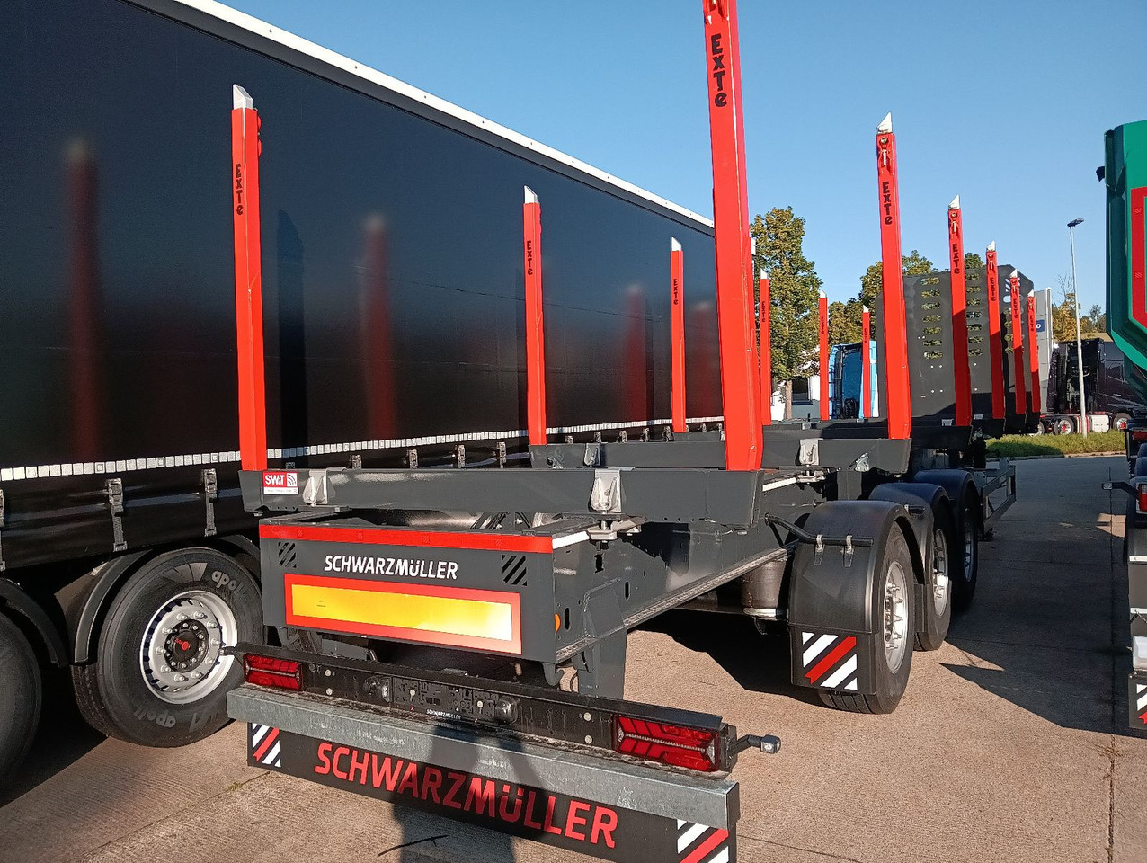 Nieuw Houtoplegger Schwarzmüller 3-A Rungensattel 6xExte144S 5560kg NEU sofort Schwarzmüller 3-A Rungensattel 6xExte144S 5560kg NEU sofort: afbeelding 20 Nieuw Houtoplegger Schwarzmüller 3-A Rungensattel 6xExte144S 5560kg NEU sofort Schwarzmüller 3-A Rungensattel 6xExte144S 5560kg NEU sofort: afbeelding 20