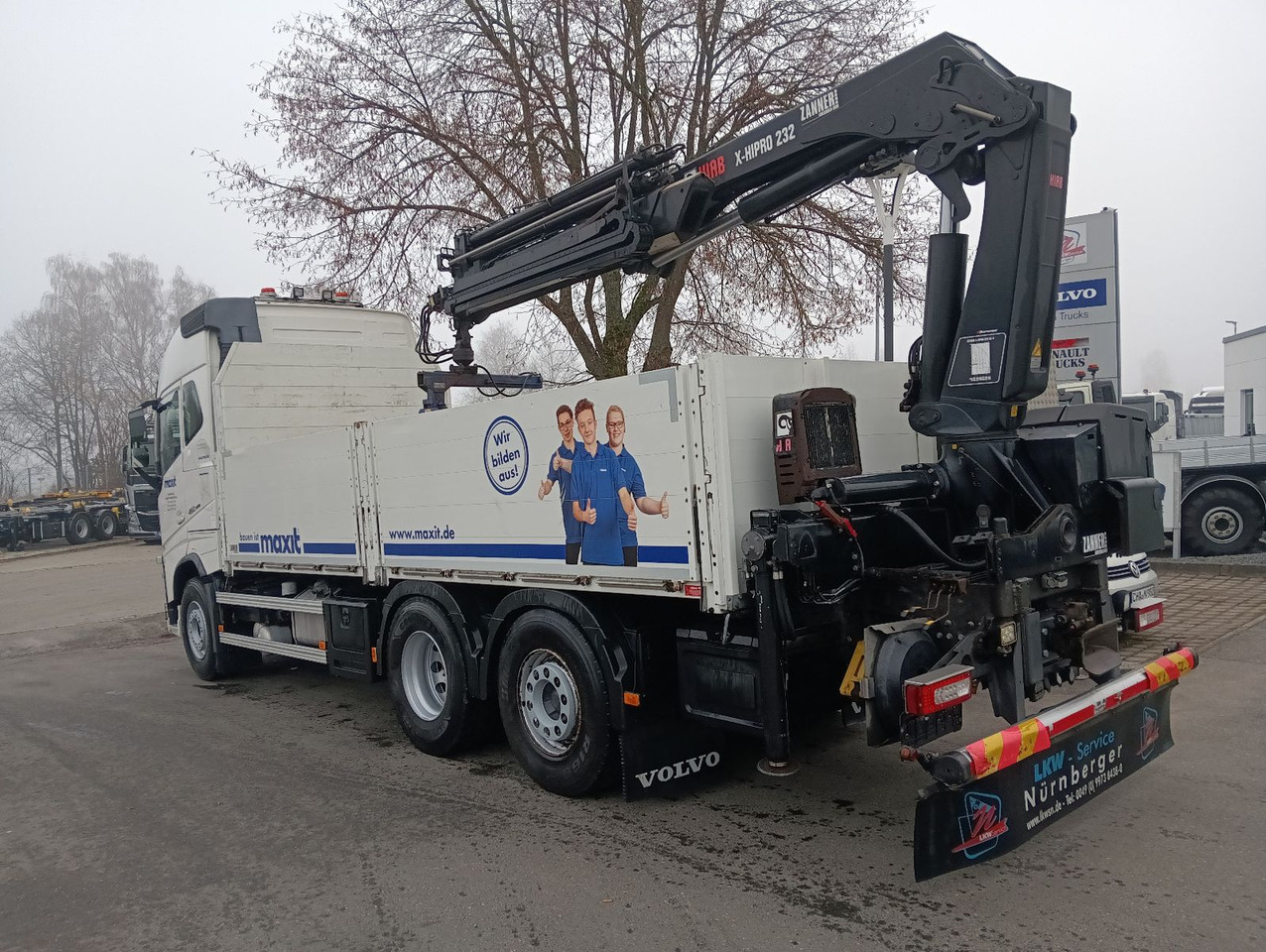 Volvo FH460 6x2R Globe HIAB X-HiPro232E5 6,3m PalGabel - Vrachtwagen met open laadbak, Kraanwagen: afbeelding 3 Volvo FH460 6x2R Globe HIAB X-HiPro232E5 6,3m PalGabel - Vrachtwagen met open laadbak, Kraanwagen: afbeelding 3
