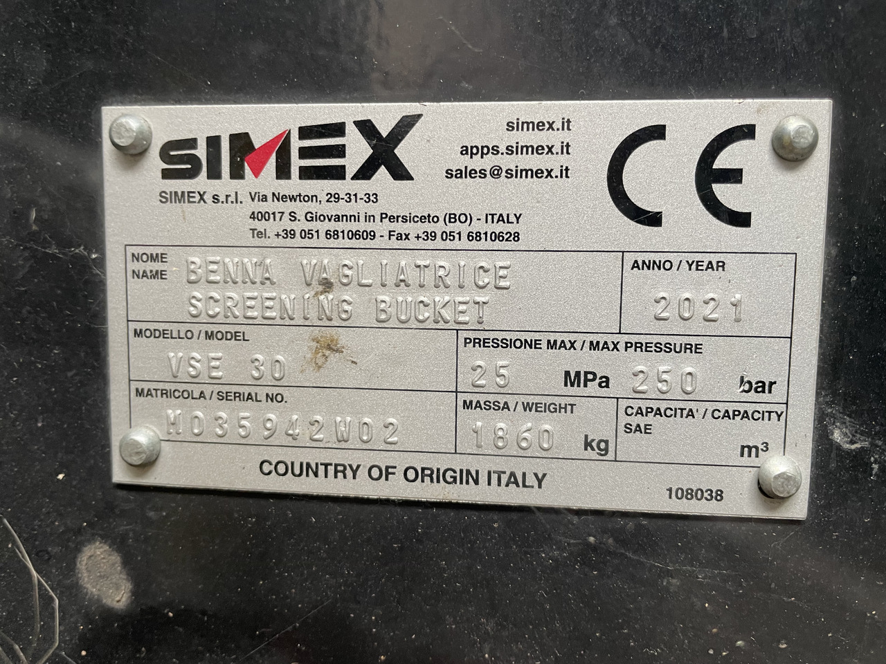 Simex VSE Siebschaufeln m. hydr. WELLENVERSTELLUNG - Puinbak voor Graafmachine: afbeelding 4 Simex VSE Siebschaufeln m. hydr. WELLENVERSTELLUNG - Puinbak voor Graafmachine: afbeelding 4