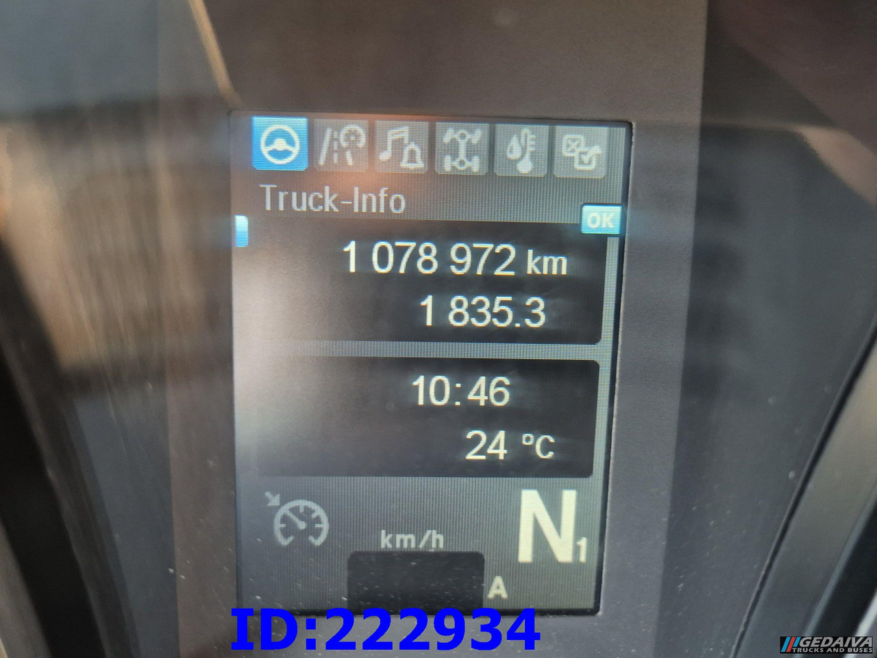 Chassis vrachtwagen MERCEDES-BENZ Actros 2545  6x2 Euro5: afbeelding 14