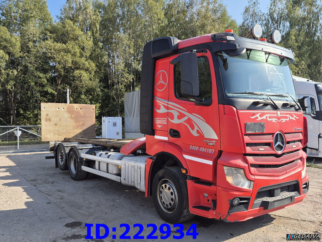 MERCEDES-BENZ Actros 2545 6x2 Euro5 - Chassis vrachtwagen: afbeelding 4 MERCEDES-BENZ Actros 2545 6x2 Euro5 - Chassis vrachtwagen: afbeelding 4