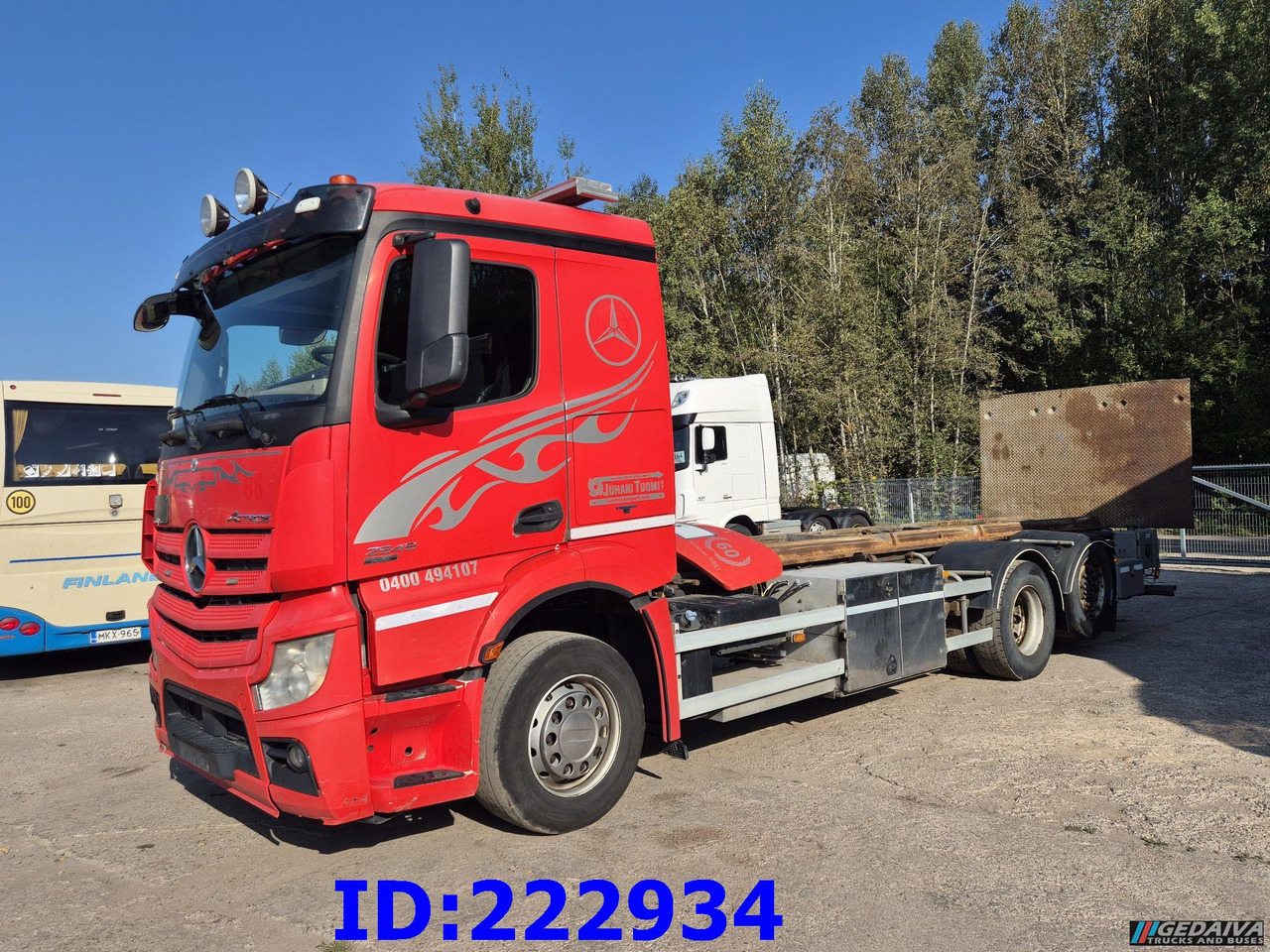 MERCEDES-BENZ Actros 2545 6x2 Euro5 - Chassis vrachtwagen: afbeelding 1 MERCEDES-BENZ Actros 2545 6x2 Euro5 - Chassis vrachtwagen: afbeelding 1