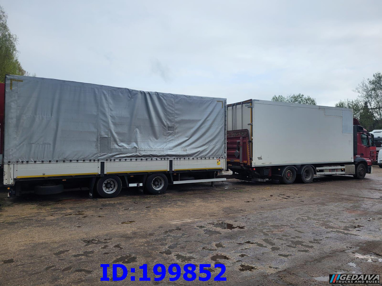 MERCEDES-BENZ Actros 2551 6x2 Euro5 + tilt trailer - Bakwagen: afbeelding 4 MERCEDES-BENZ Actros 2551 6x2 Euro5 + tilt trailer - Bakwagen: afbeelding 4