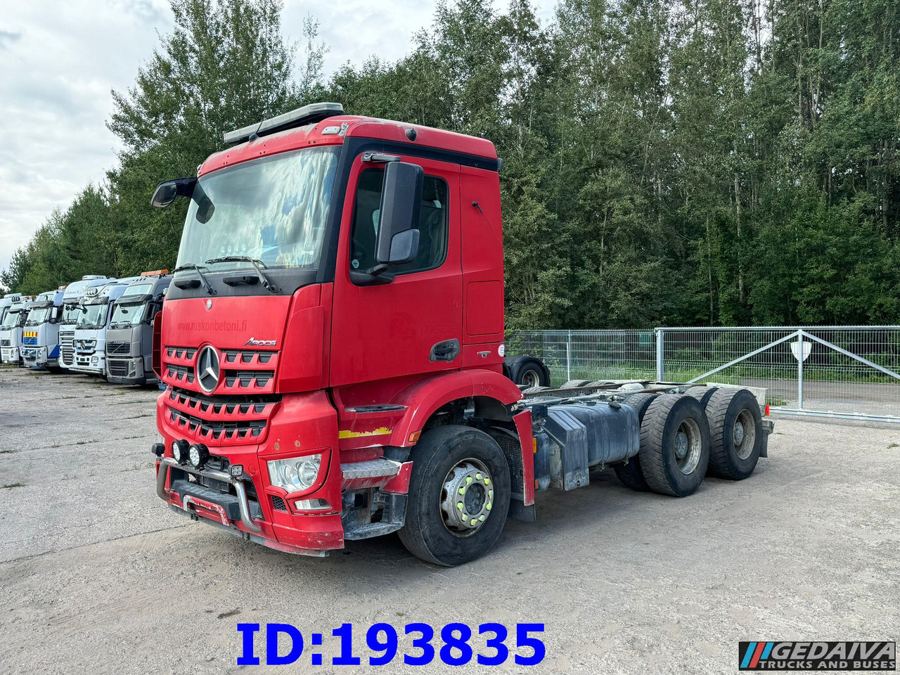 MERCEDES-BENZ Arocs 2840 6x4 Manual Euro6 - Chassis vrachtwagen: afbeelding 1 MERCEDES-BENZ Arocs 2840 6x4 Manual Euro6 - Chassis vrachtwagen: afbeelding 1