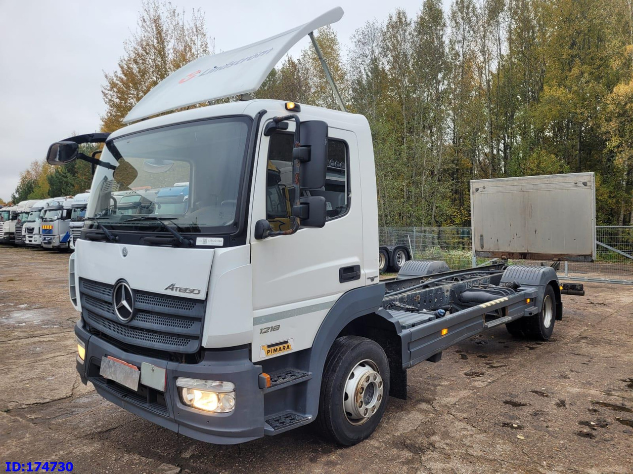 MERCEDES-BENZ Atego 1218 - Euro6 - Manual - Full Steel - Chassis vrachtwagen: afbeelding 1 MERCEDES-BENZ Atego 1218 - Euro6 - Manual - Full Steel - Chassis vrachtwagen: afbeelding 1