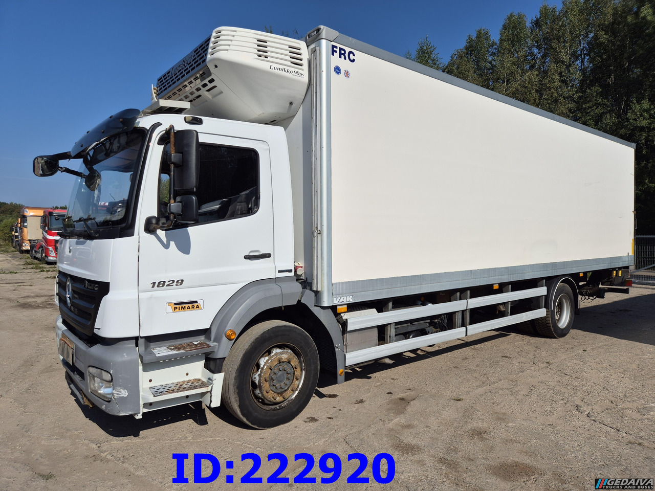 MERCEDES-BENZ Axor 1829 Manual + Tail lift - Koelwagen vrachtwagen: afbeelding 1 MERCEDES-BENZ Axor 1829 Manual + Tail lift - Koelwagen vrachtwagen: afbeelding 1