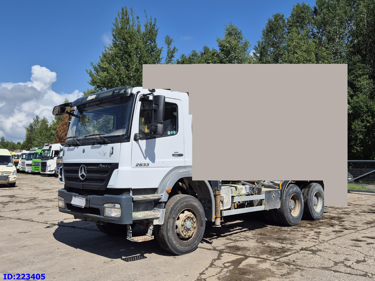 MERCEDES-BENZ Axor 2633 6x4 Full steel - Chassis vrachtwagen: afbeelding 1 MERCEDES-BENZ Axor 2633 6x4 Full steel - Chassis vrachtwagen: afbeelding 1