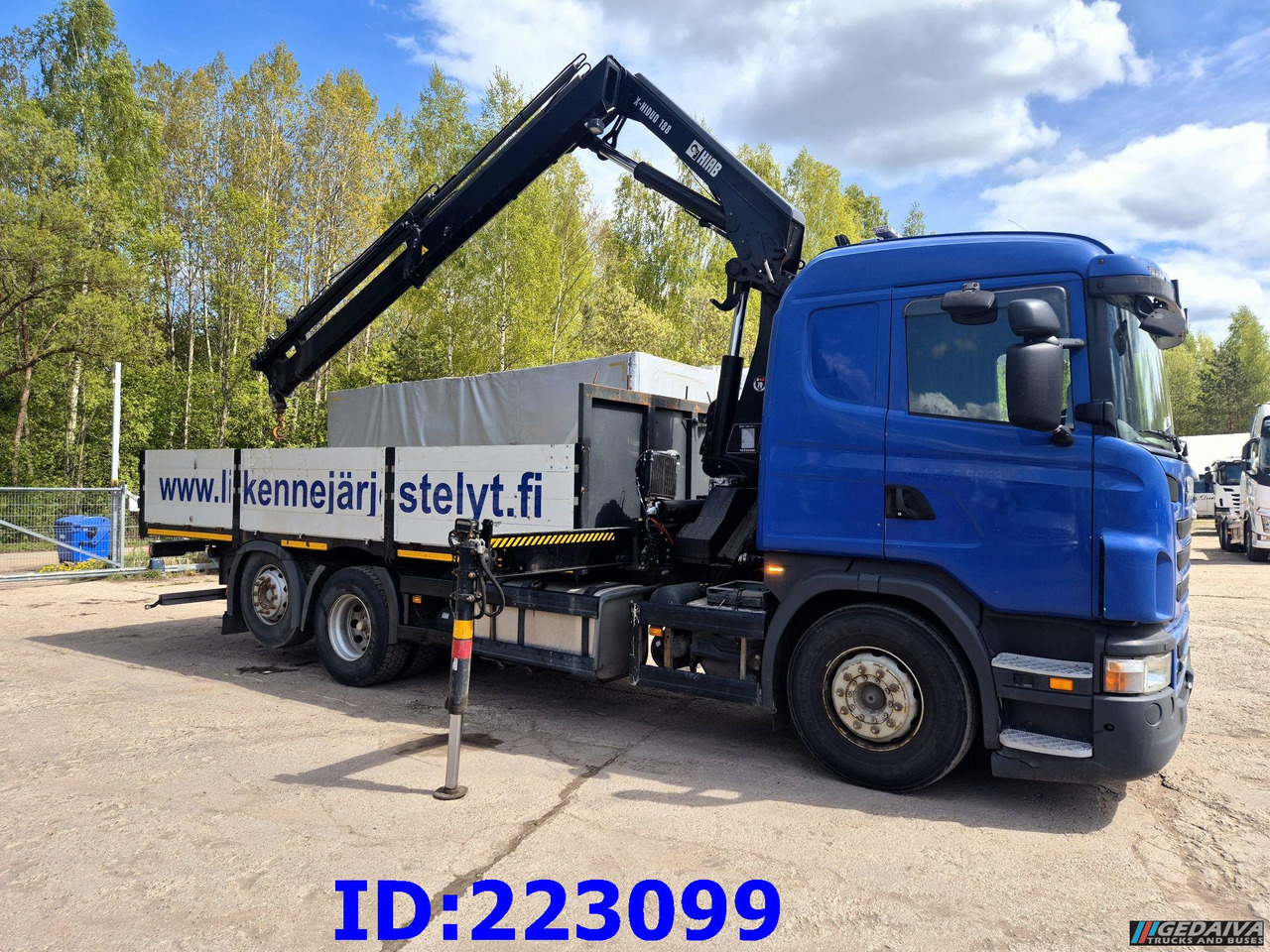 SCANIA G440 6x2 + Crane HIAB X-Hiduo 188 - Vrachtwagen met open laadbak: afbeelding 4 SCANIA G440 6x2 + Crane HIAB X-Hiduo 188 - Vrachtwagen met open laadbak: afbeelding 4