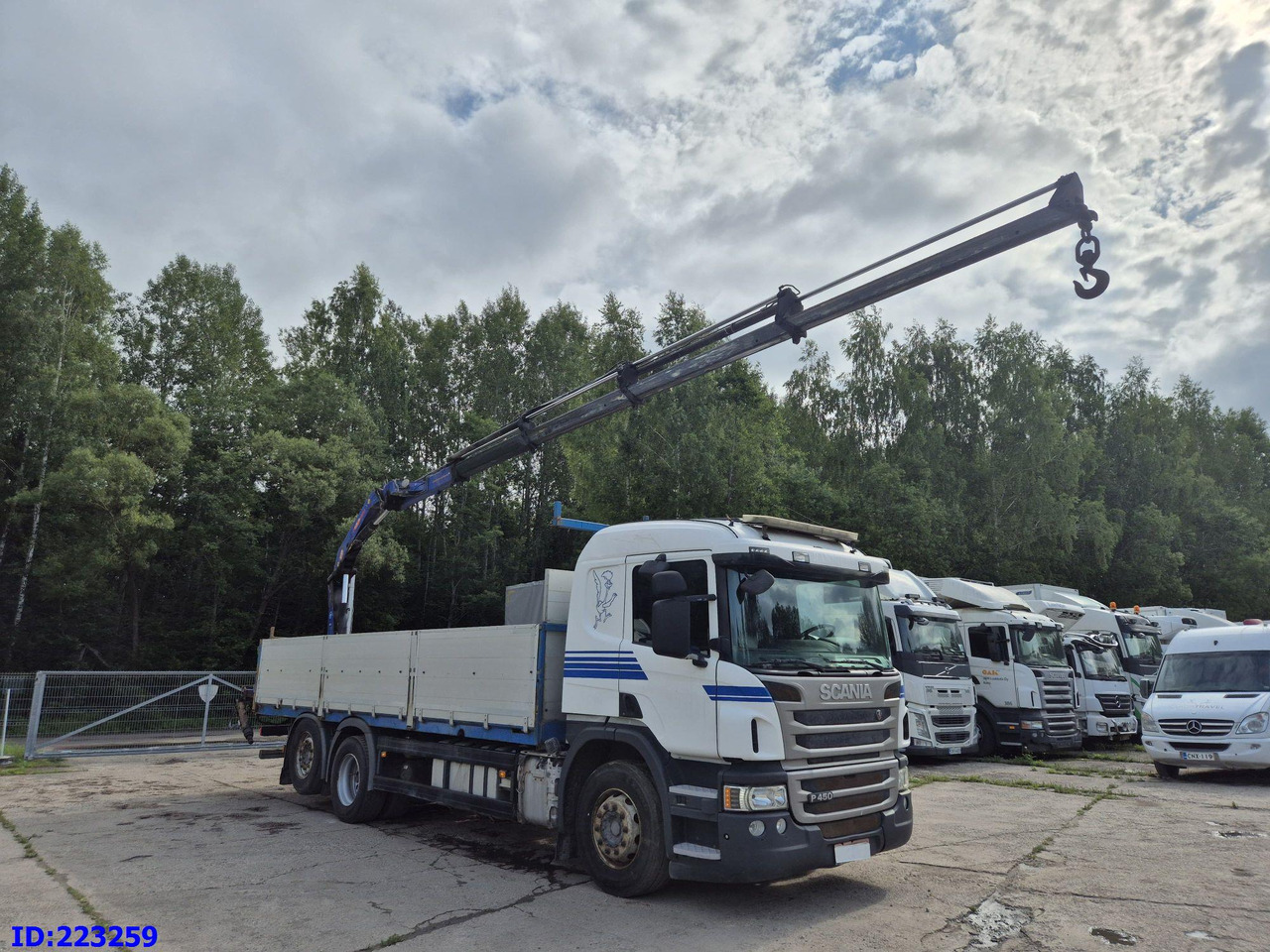SCANIA P450 6x2 Steering axle Euro6 + PM 13.5SP - Vrachtwagen met open laadbak: afbeelding 4 SCANIA P450 6x2 Steering axle Euro6 + PM 13.5SP - Vrachtwagen met open laadbak: afbeelding 4