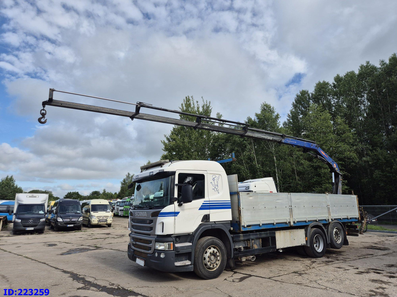SCANIA P450 6x2 Steering axle Euro6 + PM 13.5SP - Vrachtwagen met open laadbak: afbeelding 1 SCANIA P450 6x2 Steering axle Euro6 + PM 13.5SP - Vrachtwagen met open laadbak: afbeelding 1