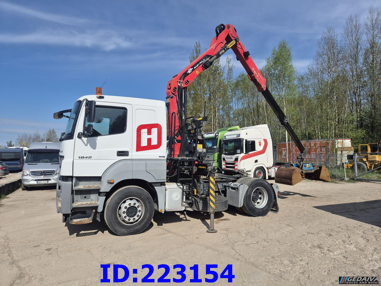 MERCEDES-BENZ Axor 1840 + Crane Epsilon Palfinger 0150Z - Trekker: afbeelding 1 MERCEDES-BENZ Axor 1840 + Crane Epsilon Palfinger 0150Z - Trekker: afbeelding 1