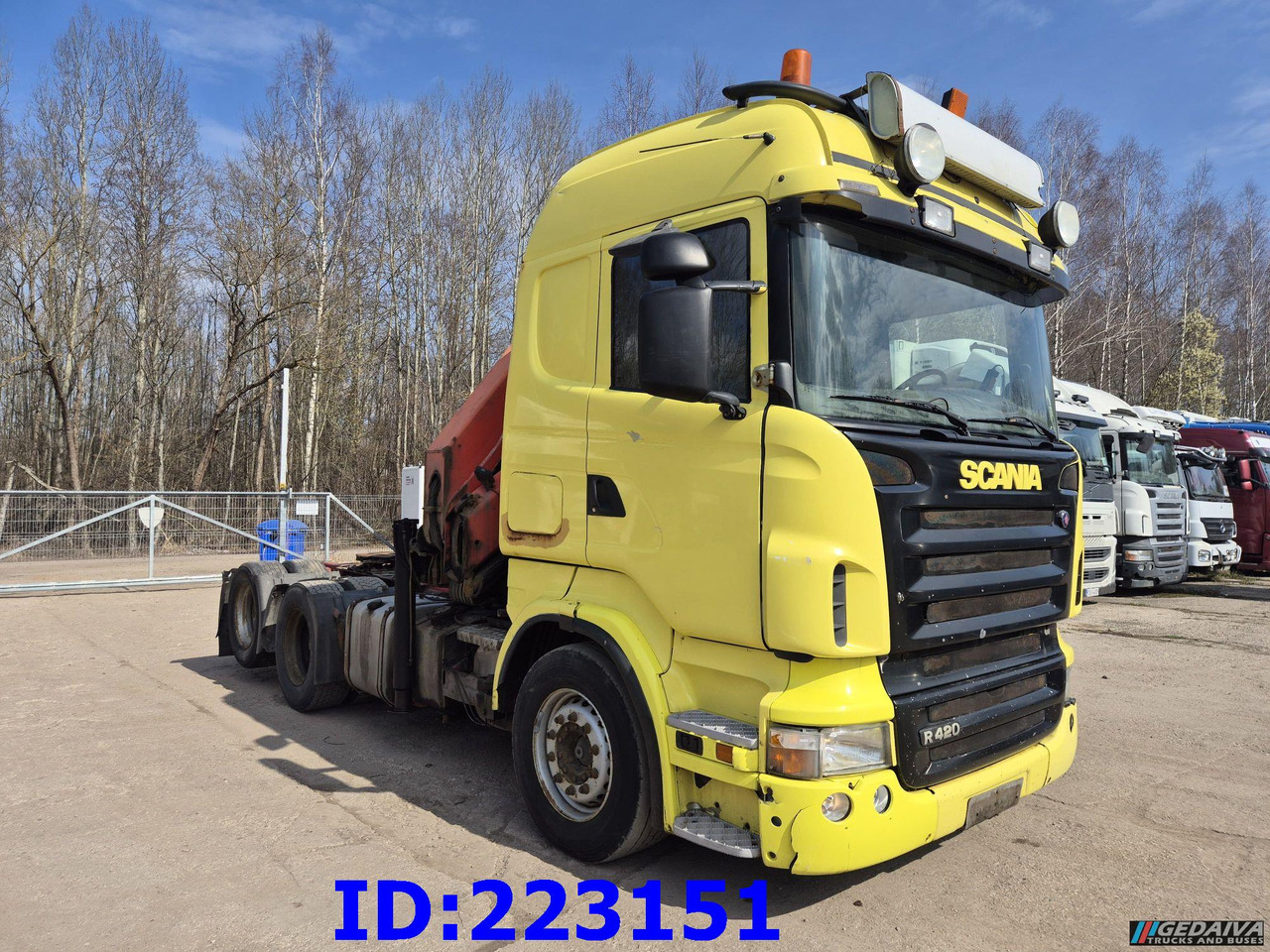 SCANIA R420 6x2 + Crane Palfinger PK23500 - Trekker: afbeelding 4 SCANIA R420 6x2 + Crane Palfinger PK23500 - Trekker: afbeelding 4