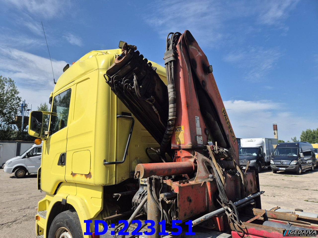Trekker SCANIA R420 6x2 + Crane Palfinger PK23500 + Remote control: afbeelding 9