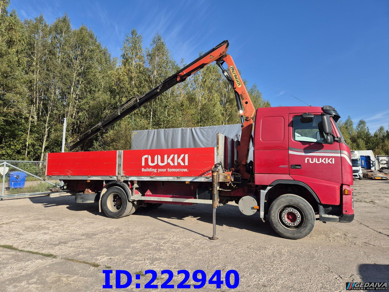 VOLVO FH12 420HP + Crane Palfinger PK9501 - Vrachtwagen met open laadbak: afbeelding 4 VOLVO FH12 420HP + Crane Palfinger PK9501 - Vrachtwagen met open laadbak: afbeelding 4