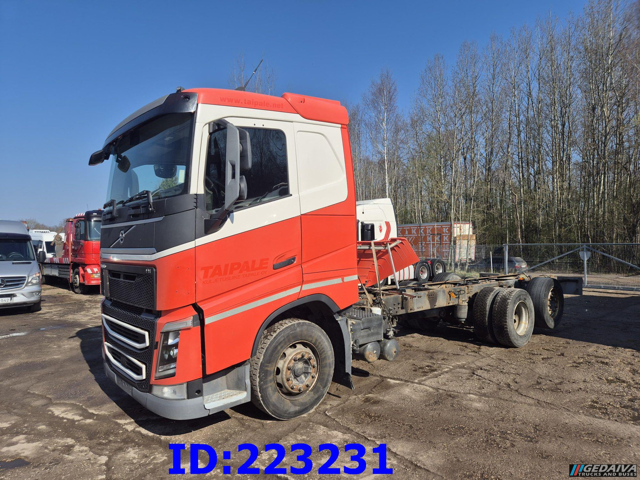 VOLVO FH13 540HP 6X2 Euro6 - Chassis vrachtwagen: afbeelding 1 VOLVO FH13 540HP 6X2 Euro6 - Chassis vrachtwagen: afbeelding 1