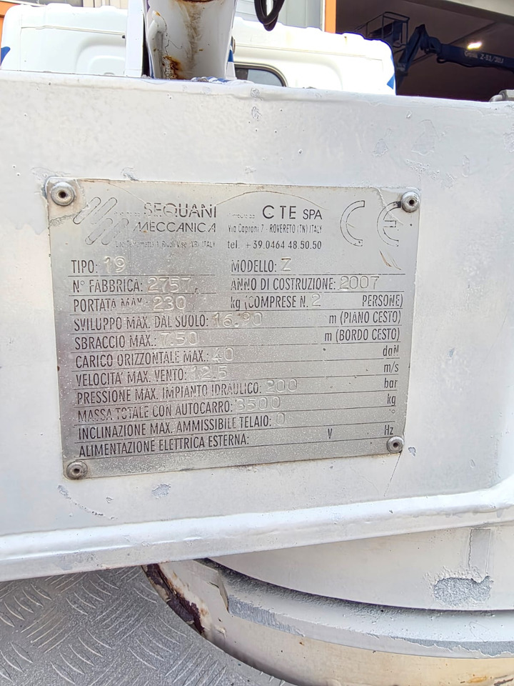 CTE Z 19 - Vrachtwagen hoogwerker: afbeelding 4 CTE Z 19 - Vrachtwagen hoogwerker: afbeelding 4