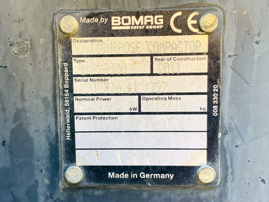 Bomag BMP8500 (4074) - Asfaltwals: afbeelding 3 Bomag BMP8500 (4074) - Asfaltwals: afbeelding 3