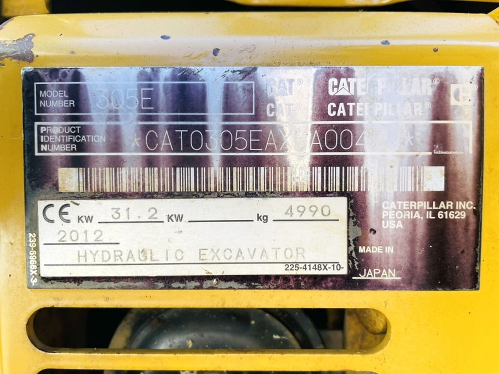 Caterpillar 305E CR (4086) - Minigraafmachine: afbeelding 4 Caterpillar 305E CR (4086) - Minigraafmachine: afbeelding 4