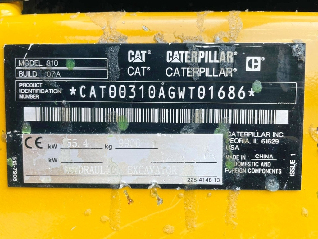 Caterpillar 310 (4011) - Minigraafmachine: afbeelding 4 Caterpillar 310 (4011) - Minigraafmachine: afbeelding 4