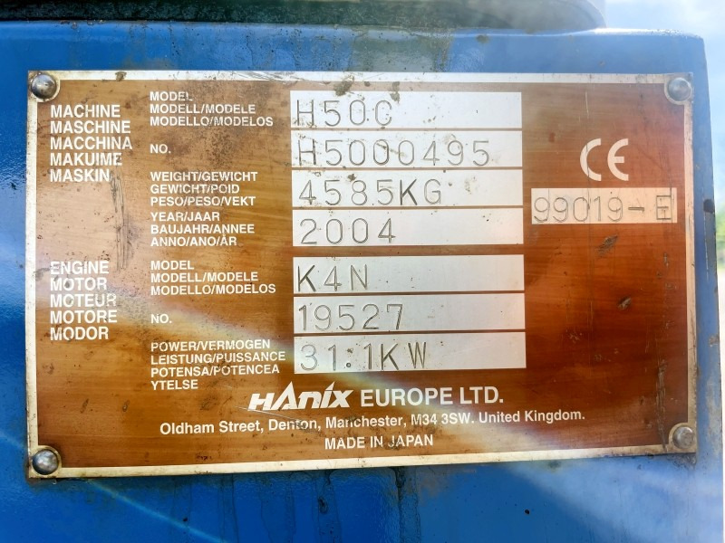 Hanix H50C (3779) - Minigraafmachine: afbeelding 4 Hanix H50C (3779) - Minigraafmachine: afbeelding 4