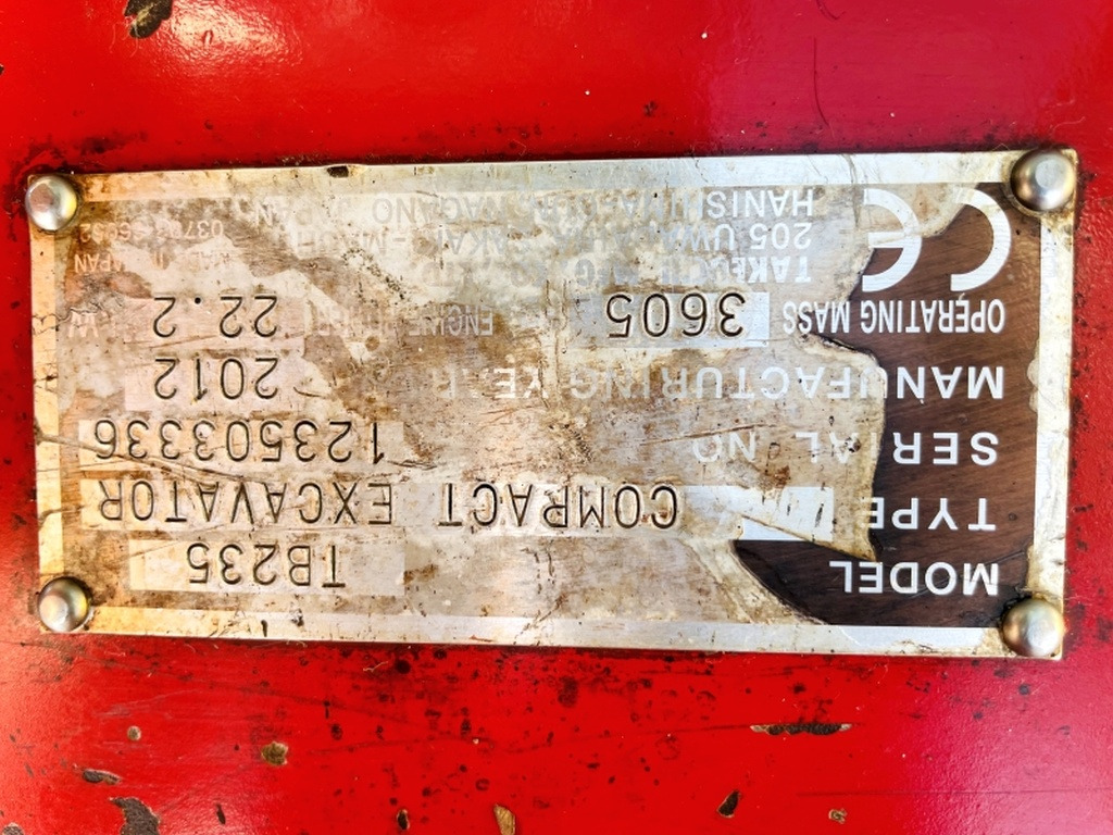 Takeuchi TB235 (3968) - Minigraafmachine: afbeelding 3 Takeuchi TB235 (3968) - Minigraafmachine: afbeelding 3