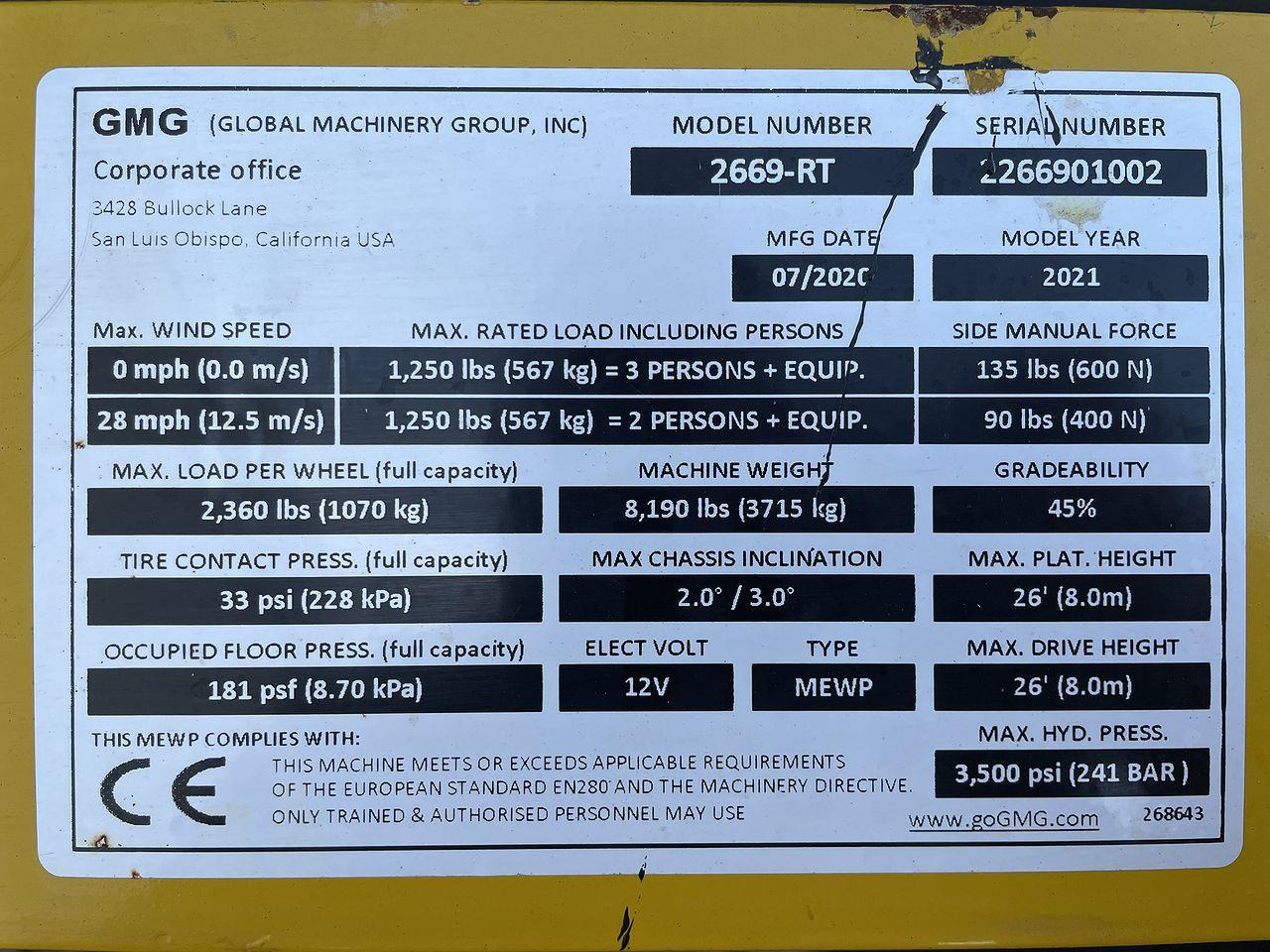 Leasing  GMG 2669-RT GMG 2669-RT: afbeelding 10