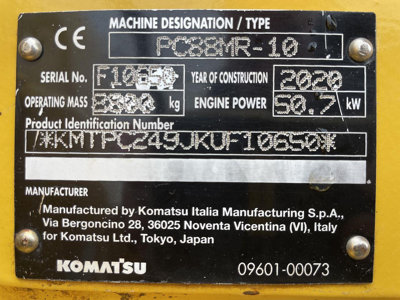 Minigraafmachine Komatsu PC88MR-10 med Topcon: afbeelding 14