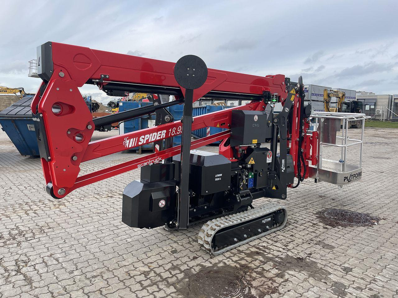 Platform Basket Spider 18.95 E - Lithium - Spinhoogwerker: afbeelding 4 Platform Basket Spider 18.95 E - Lithium - Spinhoogwerker: afbeelding 4