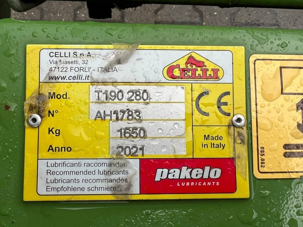 Grondbewerking toebehoor Celli Tiger 190 frees: afbeelding 6