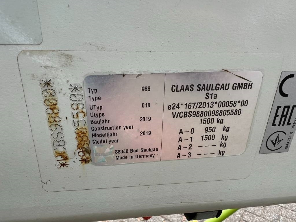 Hooischudder Claas liner 2900: afbeelding 8