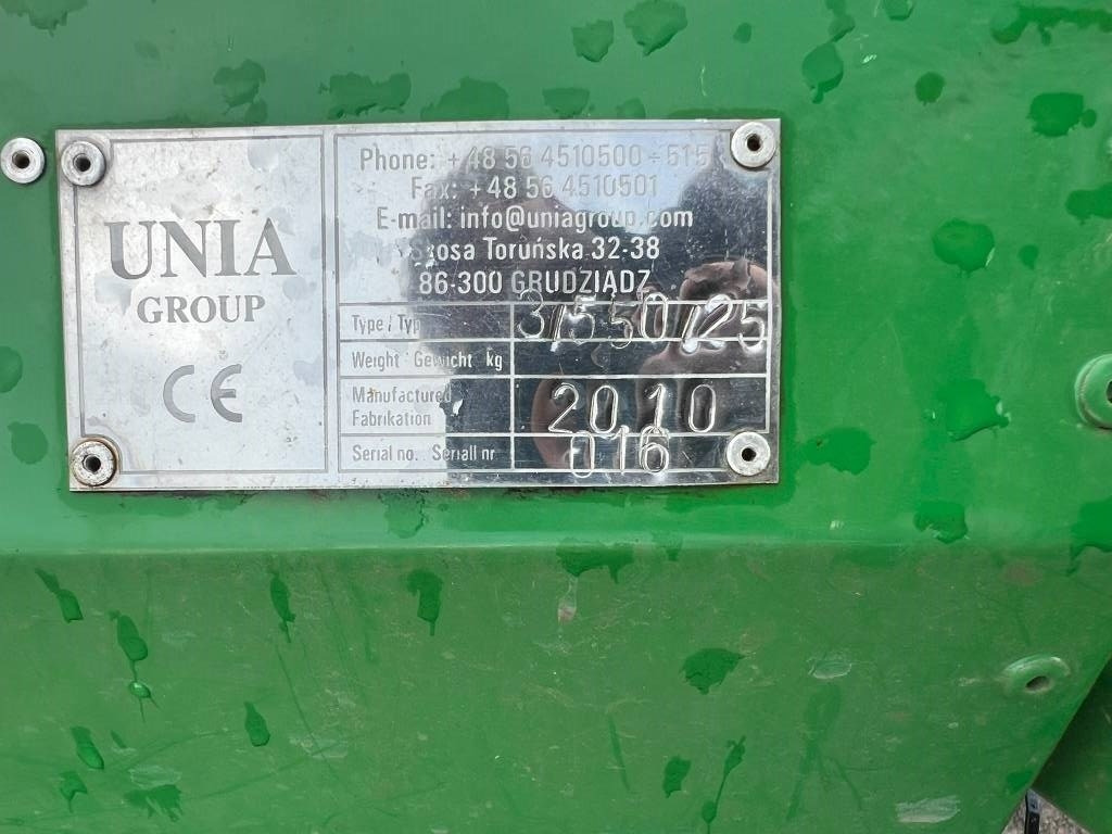 Unia 3/550/25 zaaimachine - Zaaimachine: afbeelding 5 Unia 3/550/25 zaaimachine - Zaaimachine: afbeelding 5